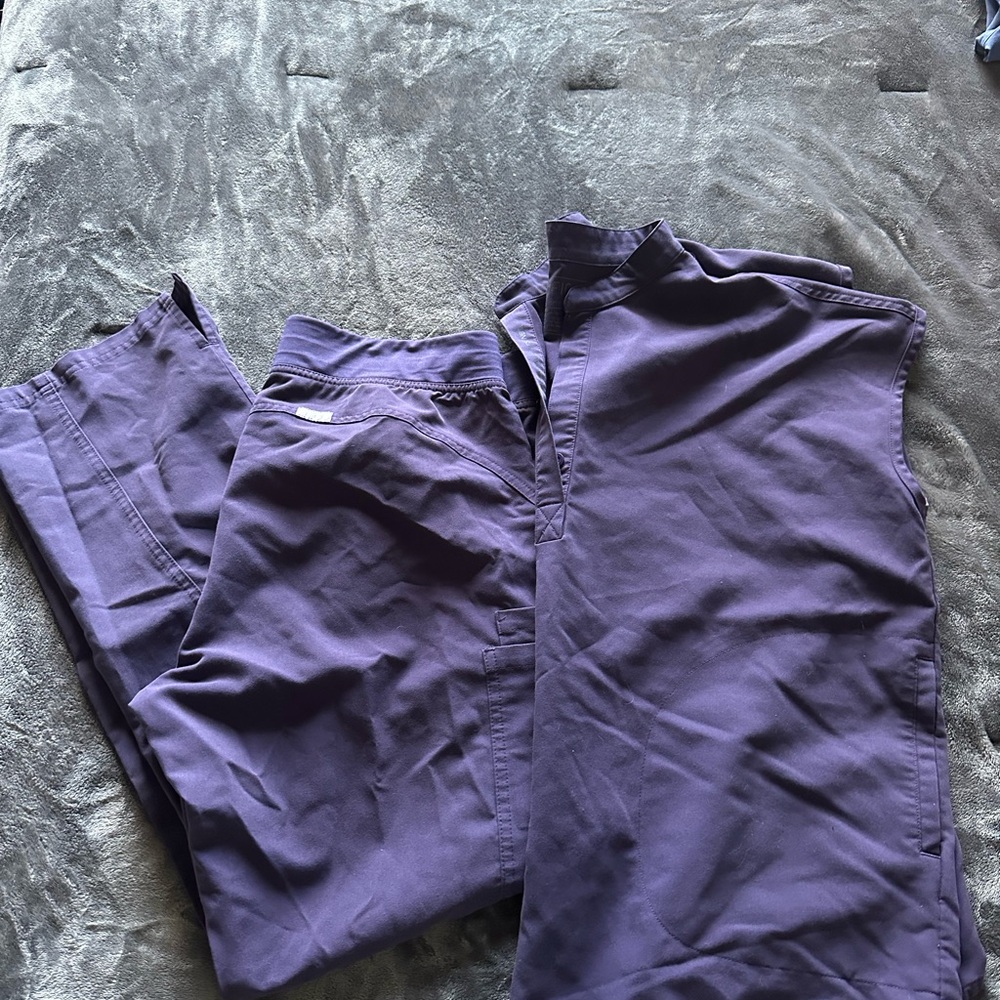 Purple Scrub Set
